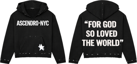 Distressed Star Hoodie